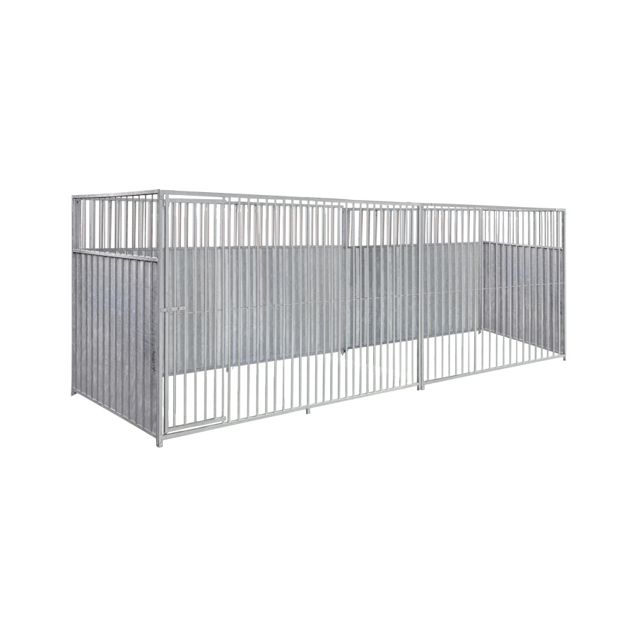2/3 damwand hondenkennel 5 X 1,5m zonder dak