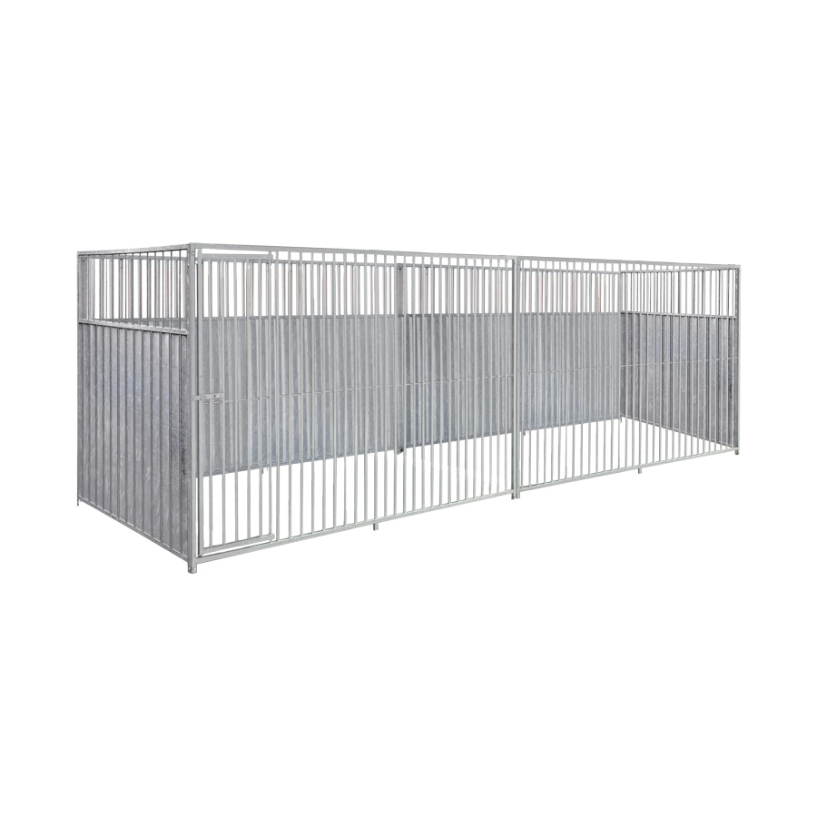 2/3 damwand hondenkennel 6 X 1,5m zonder dak