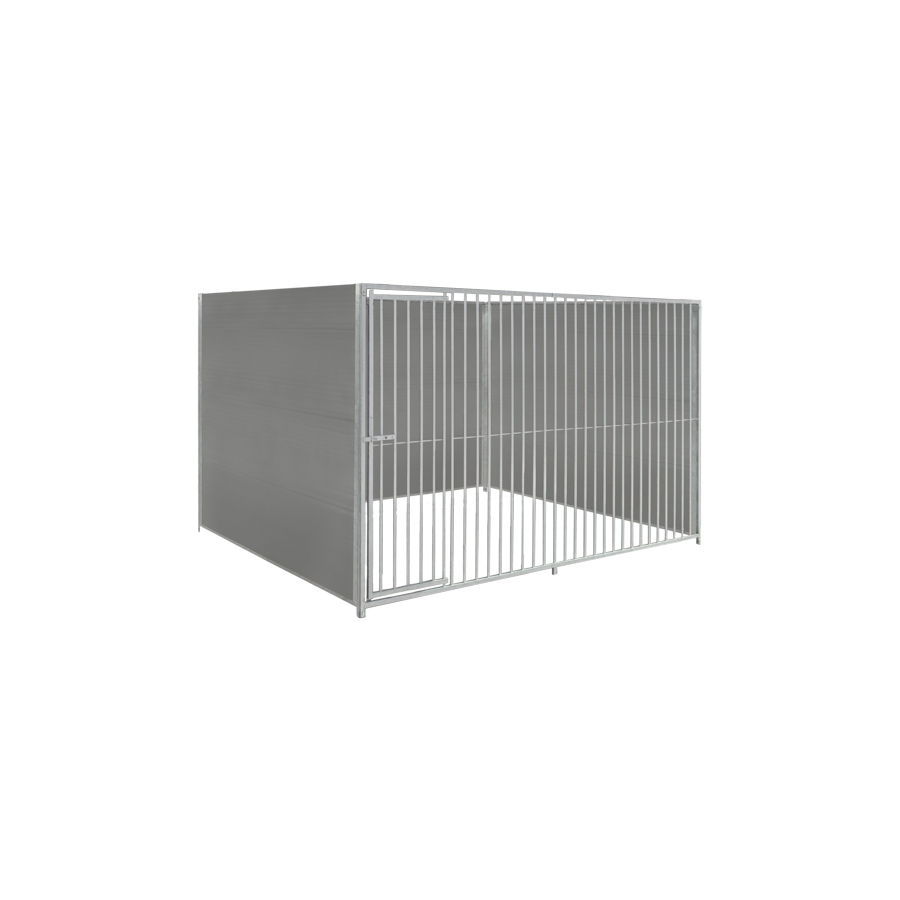 Kunststof hondenkennel 3 X 2m zonder dak