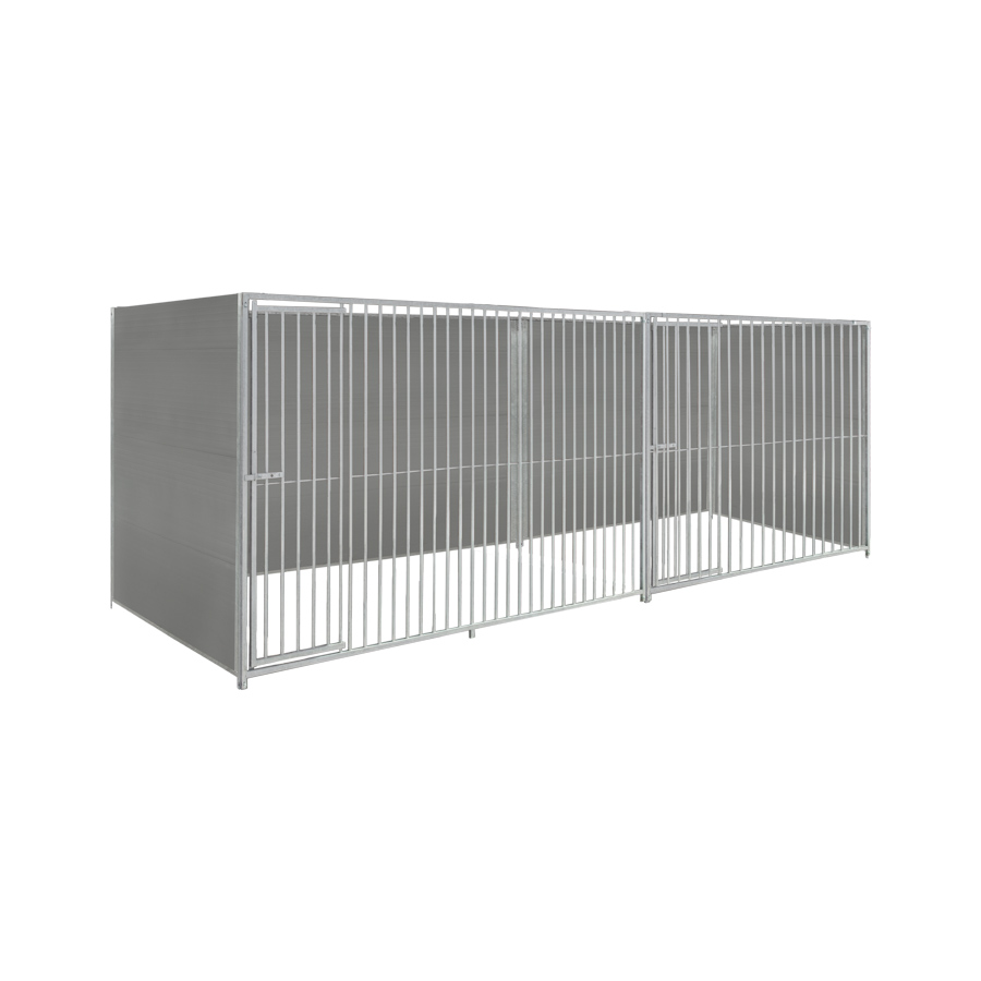 Kunststof hondenkennel 5 X 1,5m zonder dak