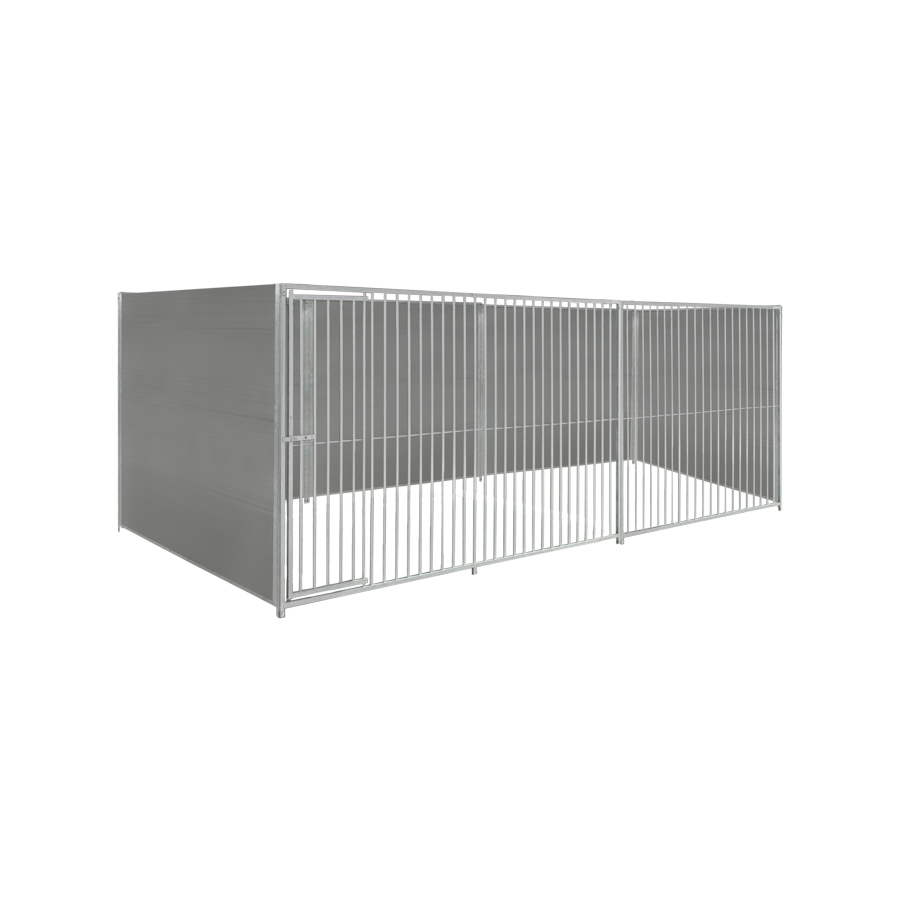 Kunststof hondenkennel 5 X 2m zonder dak
