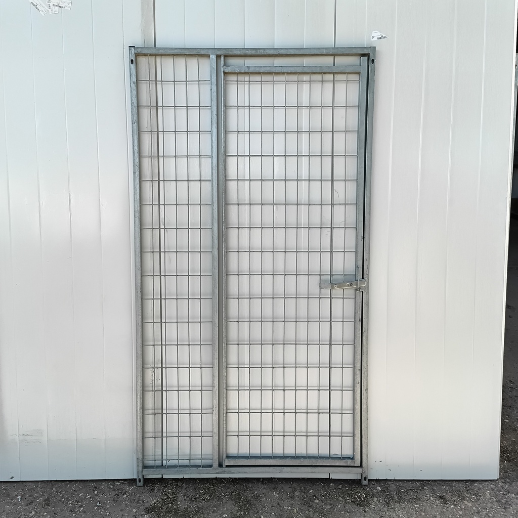 100 * 184cm met deur rechts gaas 5x10cm