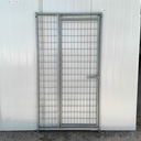 100 * 184cm met deur rechts gaas 5x10cm