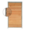 kennelpaneel 1m - Douglas Zweeds rabat geheel dicht