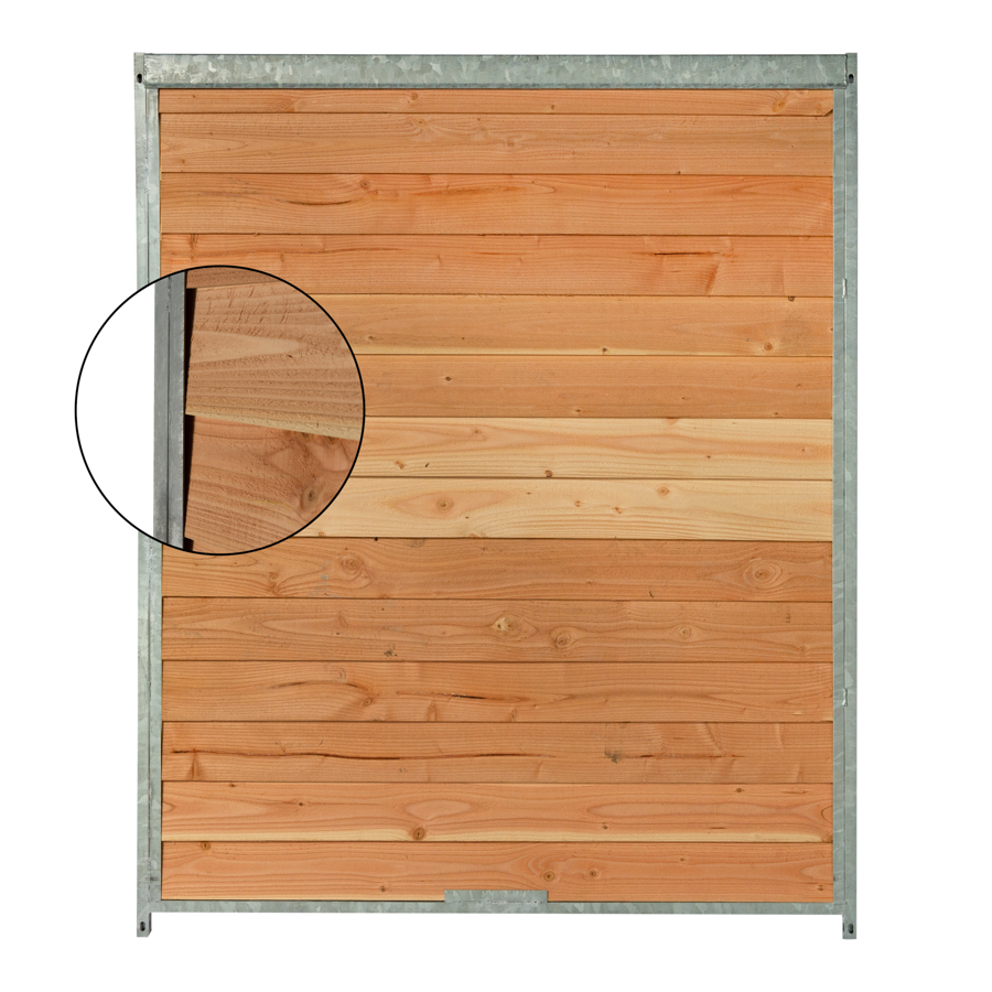 kennelpaneel 1,5m - Douglas Zweeds rabat geheel dicht