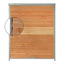 kennelpaneel 1,5m - Douglas Zweeds rabat geheel dicht