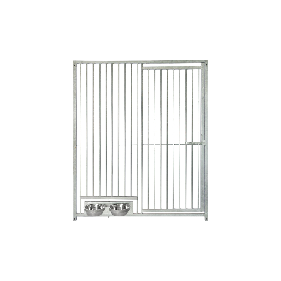 Kennelpaneel 150cm * 180cm met deur Extra zwaar + voederluik