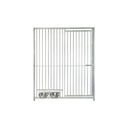 Kennelpaneel 150cm * 180cm met deur Extra zwaar + voederluik