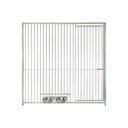 Kennelpaneel 200cm * 200cm met deur Extra zwaar + voederluik