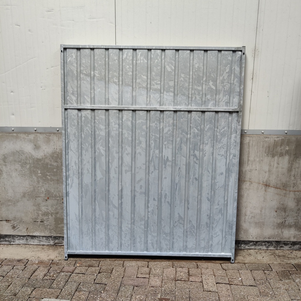 1,5m geheel dicht damwand, gebruikt 