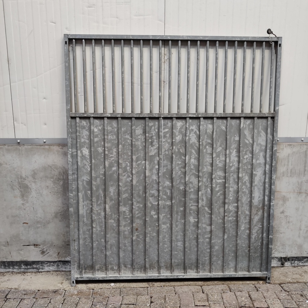 1,6m 2/3dicht damwand, gebruikt,