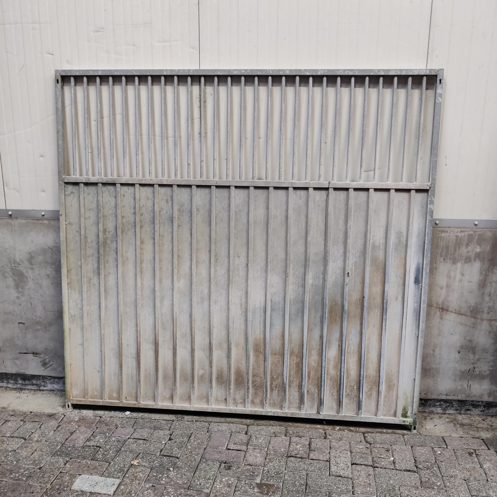 2m 2/3 dicht damwand, gebruikt,