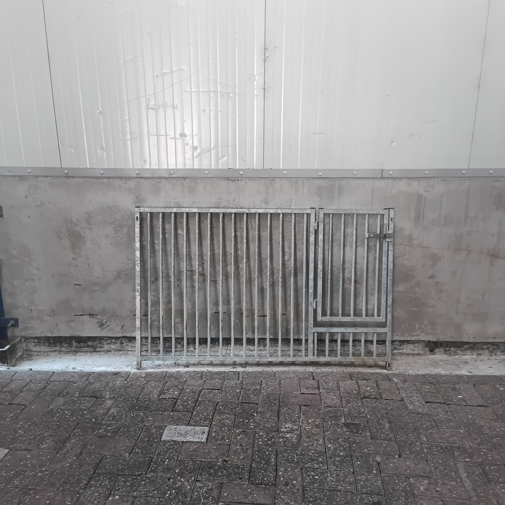 1,5m 3/4 deur puppypaneel, gebruikt 
