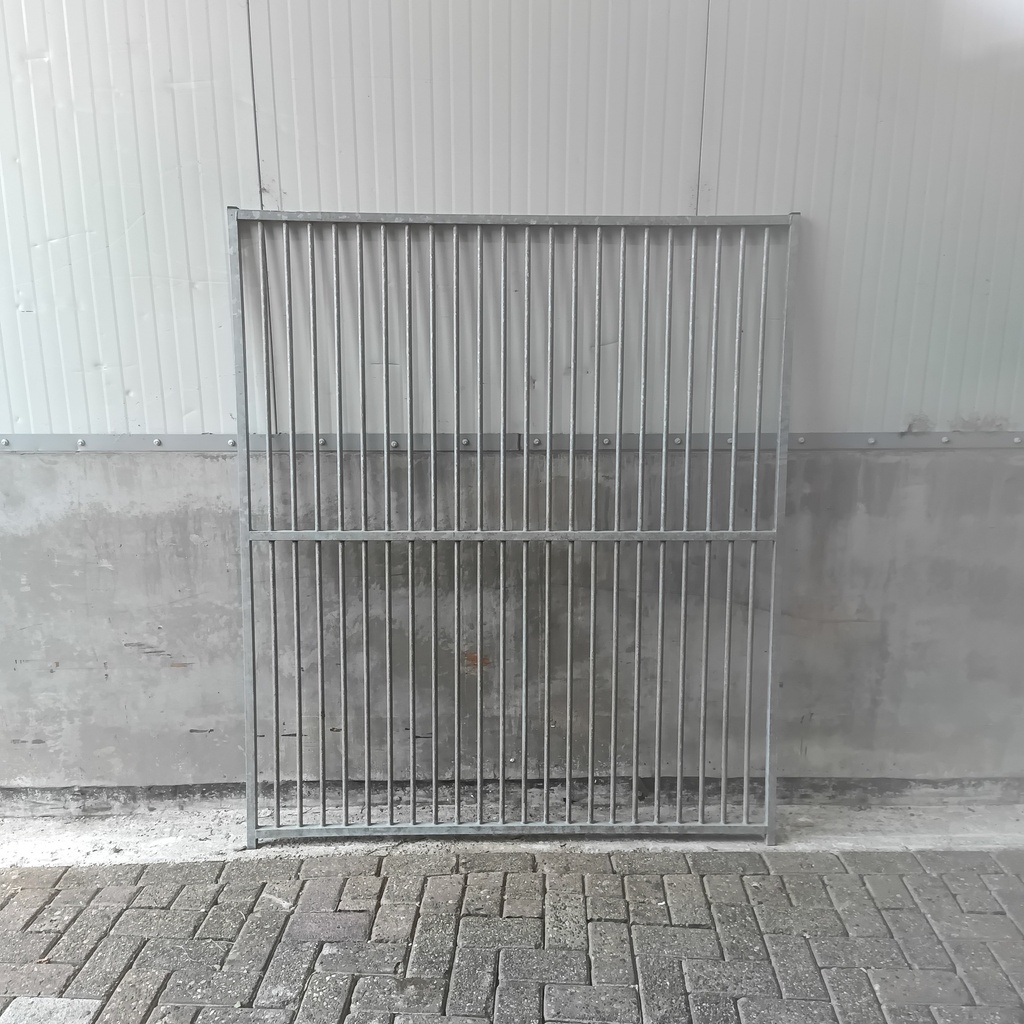 1,5m spijlen 5cm corton, gebruikt
