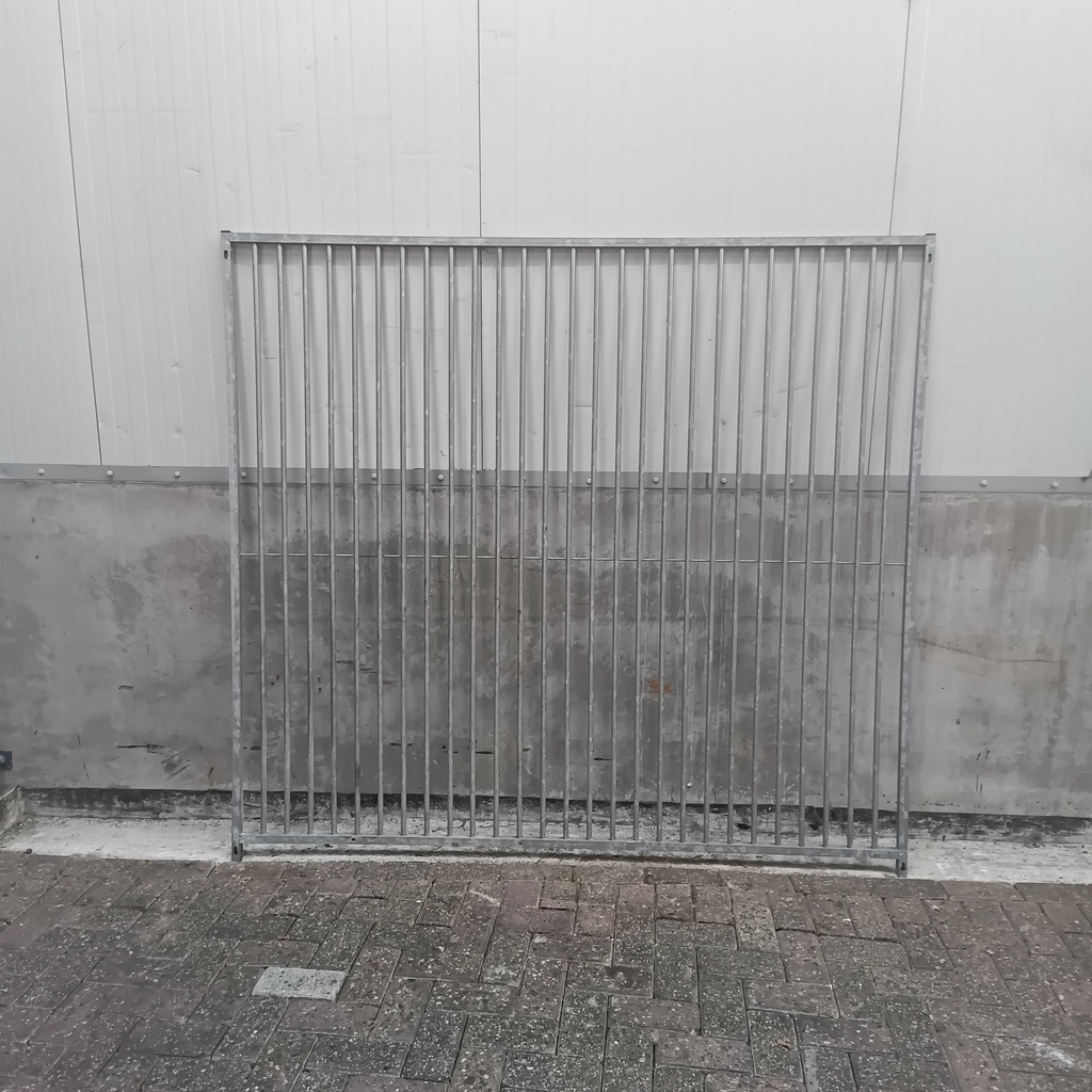 2m spijlen 5cm, gebruikt