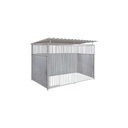 2/3 damwand hondenkennel 3 X 1,5m compleet met dak