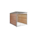 Douglas hout hondenkennel 2 X 2m compleet met dak