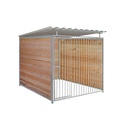 Douglas hout hondenkennel 2 X 2m compleet met dak