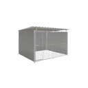 Kunststof hondenkennel 3 X 2m compleet met dak