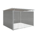 Kunststof hondenkennel 3 X 2m compleet met dak