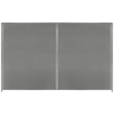kennelpaneel 3m - PVC kunststof geheel dicht