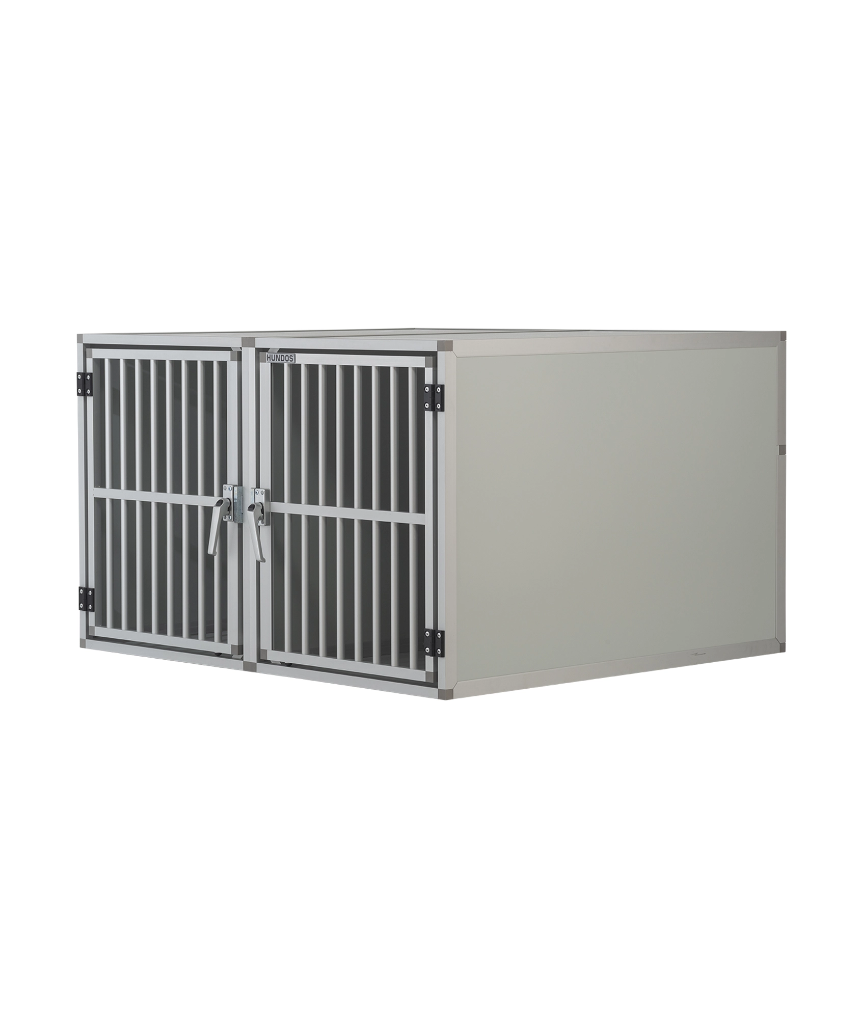 Hundos Autobench Recht Model Dubbel 100x110x67 met spijlen