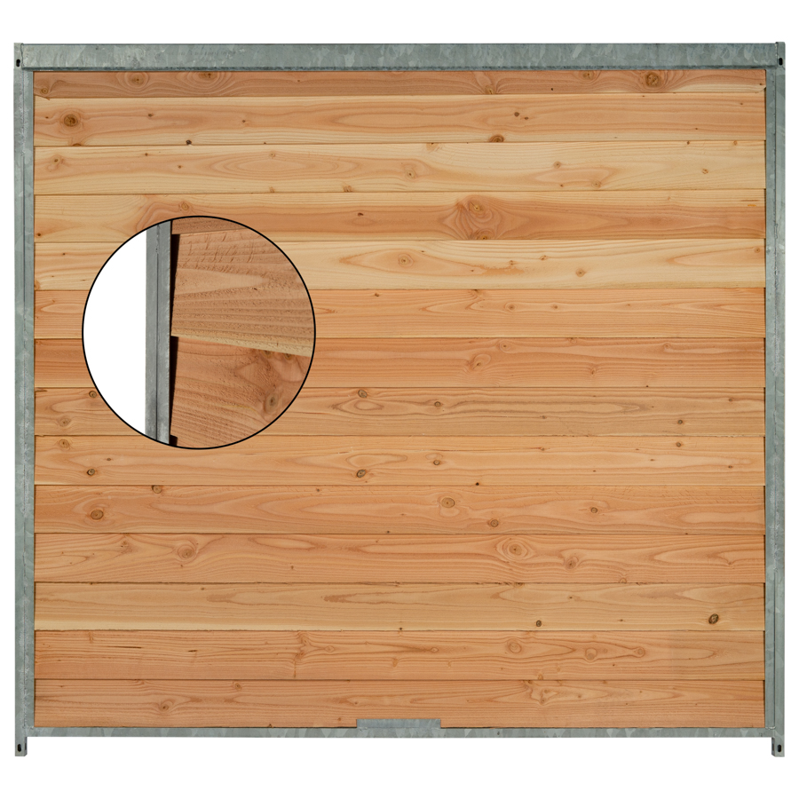 kennelpaneel 2m - Douglas Zweeds rabat geheel dicht