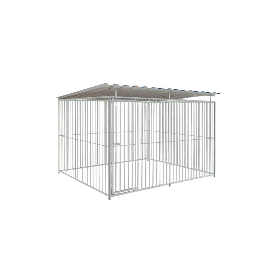 Basic spijlen 8cm hondenkennel 3 X 2m compleet met dak