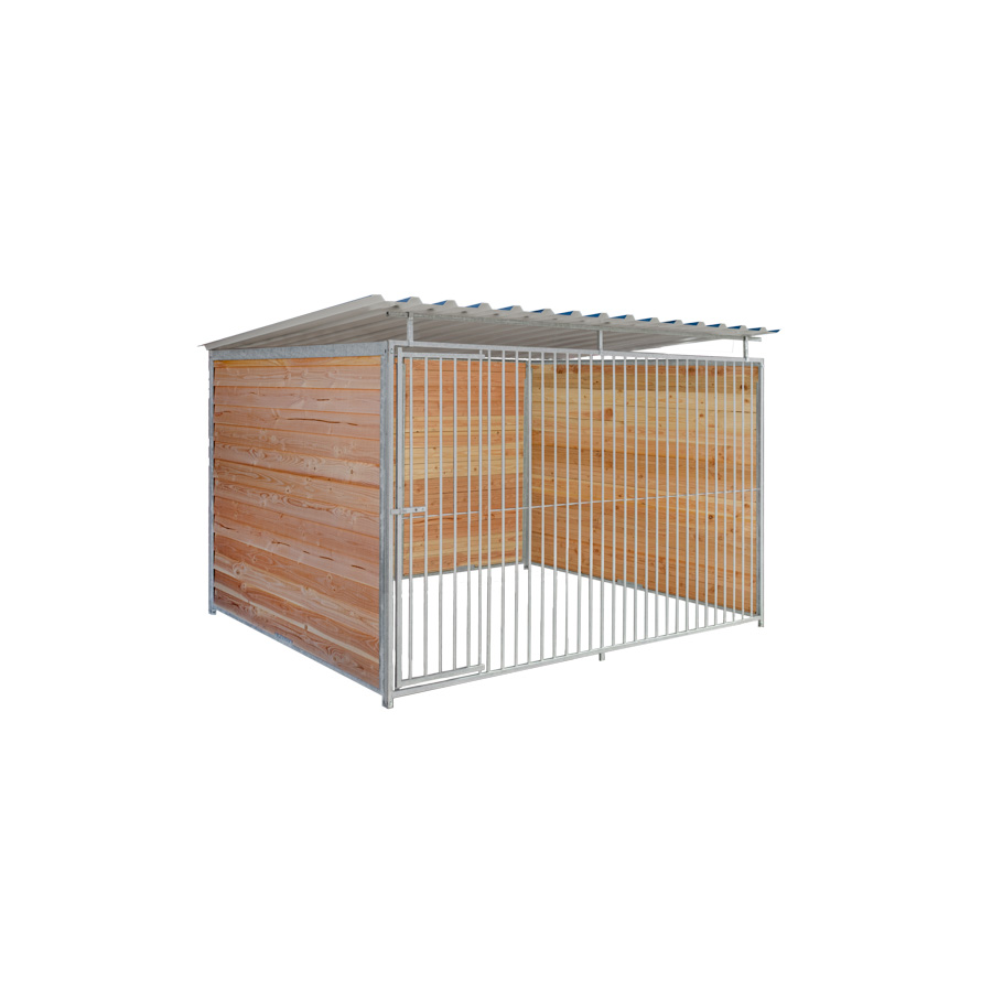 Douglas hout hondenkennel 3 X 2m compleet met dak