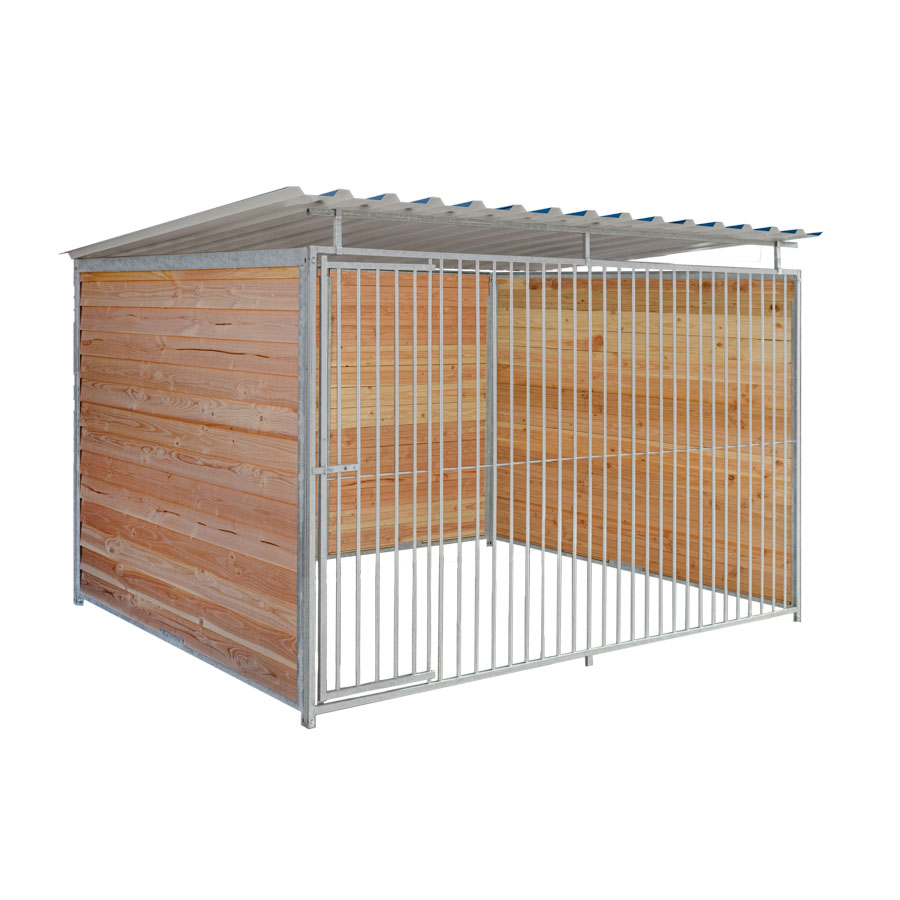 Douglas hout hondenkennel 3 X 2m compleet met dak