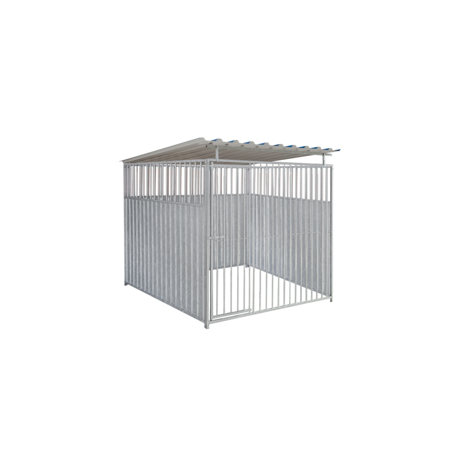 2/3 damwand hondenkennel 2 X 2m compleet met dak