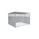 2/3 damwand hondenkennel 3 X 2m compleet met dak