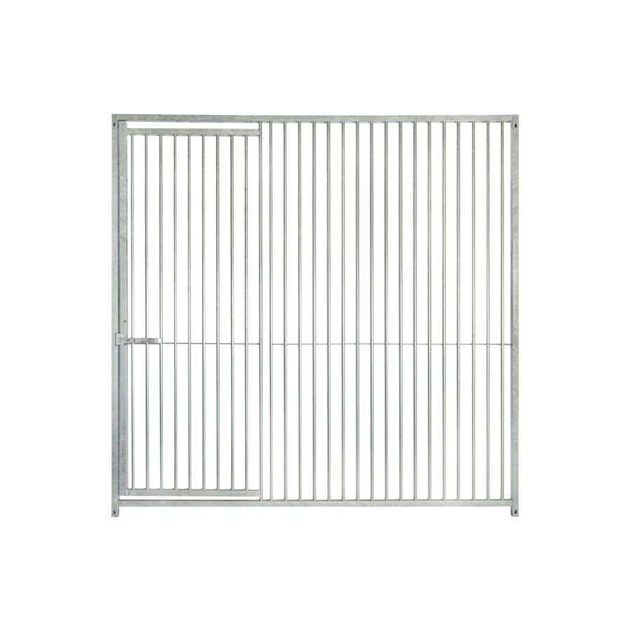 Kennelpaneel 200cm * 200cm met deur Extra zwaar DEUR LINKS