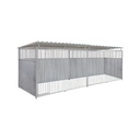 2/3 damwand hondenkennel 6 X 1,5m compleet met dak