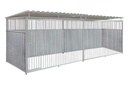 2/3 damwand hondenkennel 6 X 1,5m compleet met dak