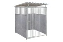 2/3 damwand hondenkennel 1,5 X 1,5m compleet met dak