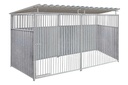 2/3 damwand hondenkennel 4 X 1,5m compleet met dak