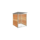 Douglas hout hondenkennel 1,5 X 1,5m compleet met dak 