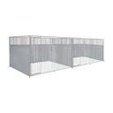 2/3 damwand hondenkennel dubbel 3 X 2m zonder dak