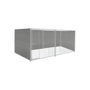 Kunststof hondenkennel 4 X 2m zonder dak