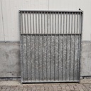 1,6m 2/3dicht damwand, gebruikt,