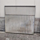 2m 2/3 dicht damwand, gebruikt,