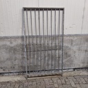 1m deur, spijlen 8cm, gebruikt
