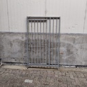 1m deur rechts spijlen 8cm, gebruikt
