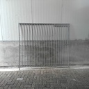 2m deur rechts spijlen 8cm, gebruikt