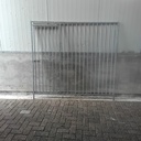2m deur links spijlen 8cm, gebruikt