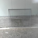 2m spijlen 8cm corton, gebruikt