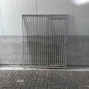 1,5m spijlen 5cm, deur rechts gebruikt