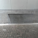 2m puppypaneel spijlen 5cm 85 hoog, gebruikt