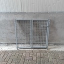 1m puppy, gaas 5x5cm, gehele deur deur rechts, gebruikt